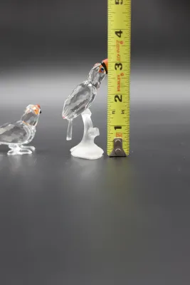 Swarovski Crystal Feathered Beauties Tropical Bird Figurines – Set of 3