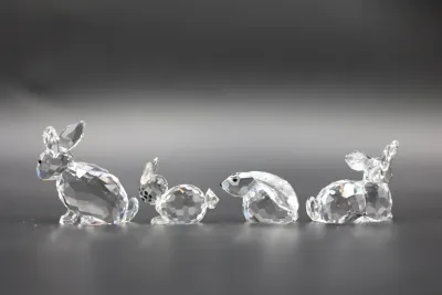 Swarovski Crystal Rabbit Bunny Figurines – Lot of 4