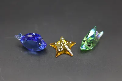 Swarovski Lovlots Sea Life Shelly & Sam Crystal Fish & Starfish with Box