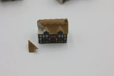 2 Wade Whimsey-on-Why Porcelain Miniature Village Sets – One Factory Sealed