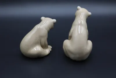 Lladró Porcelain Bear Figurines