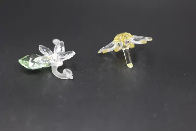 Swarovski Crystal Jasmine & Daisy Flower Figurines