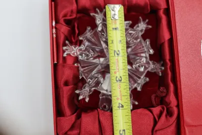 Waterford Crystal Snowflake & Snow Star Christmas Ornaments