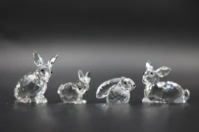 Swarovski Crystal Rabbit Bunny Figurines – Lot of 4