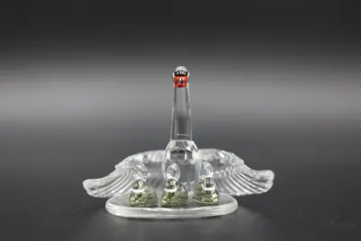 Swarovski Crystal Swan Family with Three Cygnets