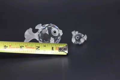 Swarovski Crystal South Sea Blowfish Figurines – Pair