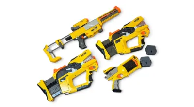 Nerf n sight and strike vucan guns
