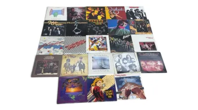 Vintage vinyl records