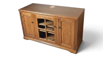 Wood tv stand