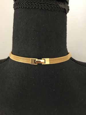 Gorgeous Avon vintage, goldtone, mesh, rhinestone statement necklaces excellent condition