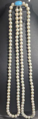 Vintage 2 strand Faux pearl Necklace