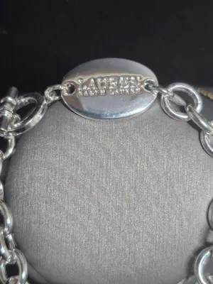Vintage Ralph Lauren thick chain link Bracelet w/ Toggle closure