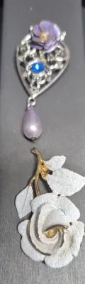 Vintage Botanical Pendants ~ lot 2