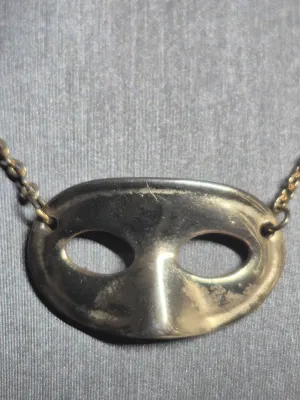 Opera Nite !!!!! Mask Necklace with Pinwheel Earrings