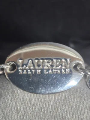 Vintage Ralph Lauren thick chain link Bracelet w/ Toggle closure