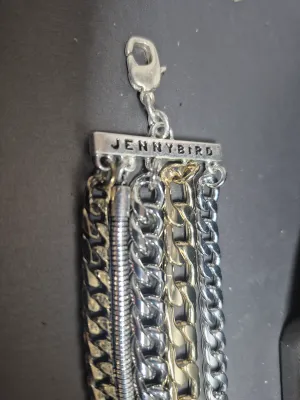 Vintage "Jenny Bird" Toggle Bracelet ~ AUSTIN CUFF multi style + color chain
