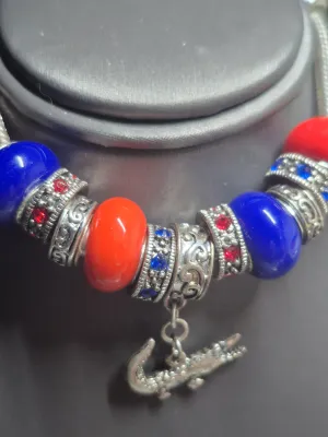 University of Florida GATORS charm Bracelet
