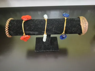 Set 5 BRACELETS ~ all copper based