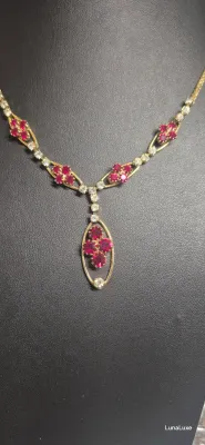 Lot 4 Gold tone Necklaces