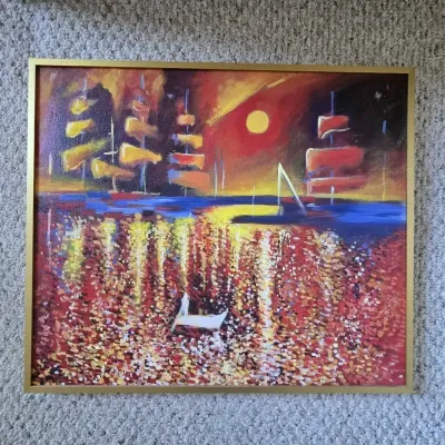 Original Oil On Canvas ~Vik Schroeder [24/20]