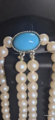 Vintage 2 strand Faux pearl Necklace