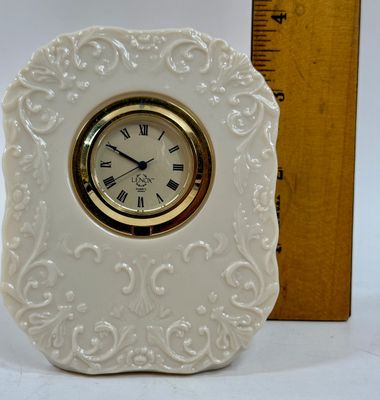 Picture Frame and Lenox Clock Lot