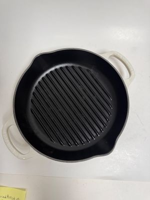 Le Creuset *Made in France* Enameled Cast iron 9 3/4 Circle Grill Pan