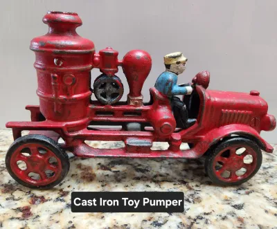 One of multiple cast iron toys
