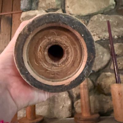 Wooden Bobbin Candle Holders and More (P-BM)