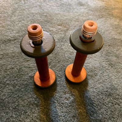 Wooden Bobbin Candle Holders and More (P-BM)