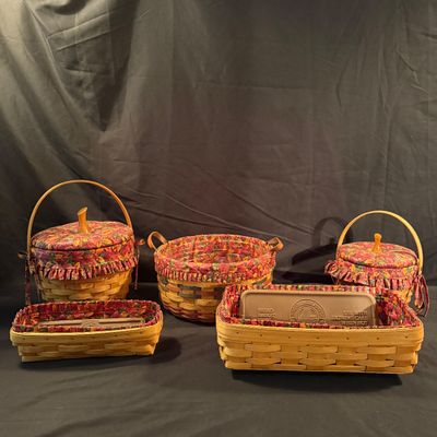 Longaberger Pumpkin Baskets and More Autumn Baskets (LR2-BM)