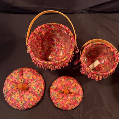 Longaberger Pumpkin Baskets and More Autumn Baskets (LR2-BM)