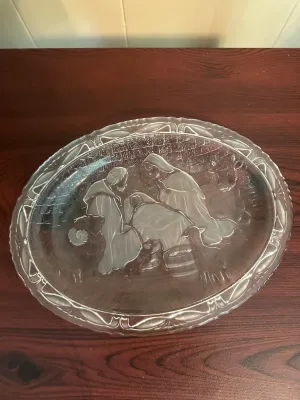 Several Pieces of Glass Plates and Platters