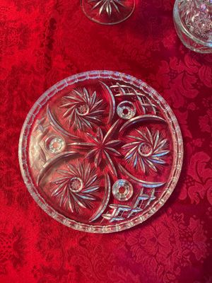 4 Piece Vintage Anchor Hocking Star of David Dishes (DR)