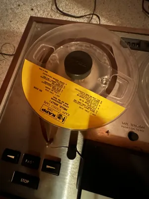 TEAC A-4010S Reel-to-Reel Tape Deck – Powers On, Tape Untested (A Den)