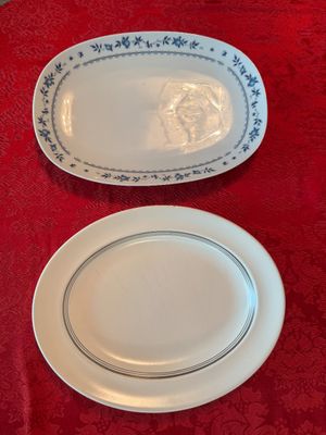 Edit Set of 2 Serving Platters Wedgwood and Noritake