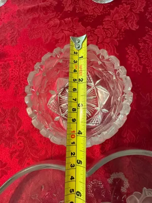 Several Pieces of Glass Plates and Platters
