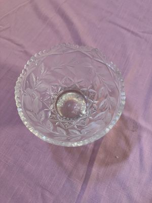Lead Crystal Clear Candy Dish (DR)