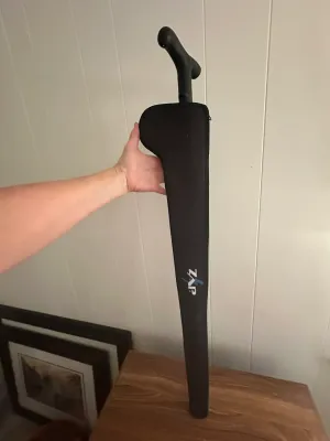 ZAP Electric Stun Walking Cane with Flashlight & Carrying Case