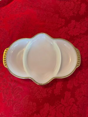 Lot of 5 Fire King Serving Pieces- (DR)
