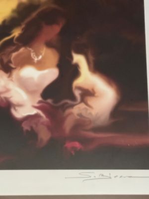 Edit- Steve Bloom “Serenade” 12x15" Framed Seriolithograph Print Numbered & Signed
