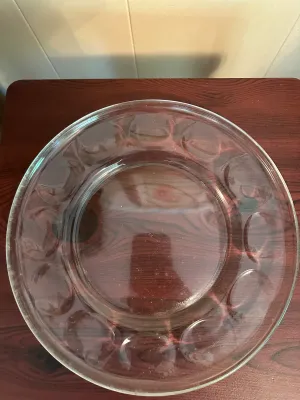 Several Pieces of Glass Plates and Platters
