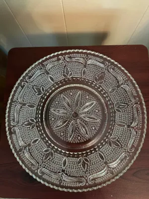Several Pieces of Glass Plates and Platters