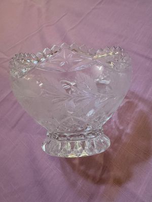 Lead Crystal Clear Candy Dish (DR)