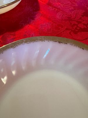 Set of 8 Fire King Shallow Bowls (DR)