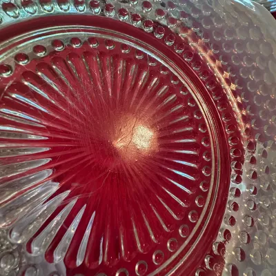 Anchor Hocking Moonstone White Opalescent Bowls & Plates – 8 Pieces