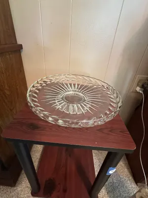 Several Pieces of Glass Plates and Platters