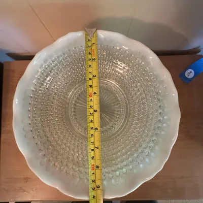 Anchor Hocking Moonstone White Opalescent Bowls & Plates – 8 Pieces