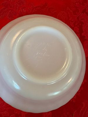 Lot of 5 Fire King Serving Pieces- (DR)