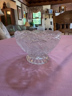 Lead Crystal Clear Candy Dish (DR)